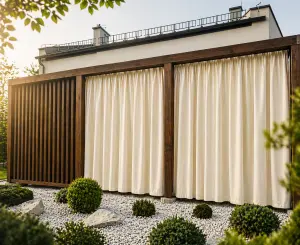 Zasłona ogrodowa tarasowa wodoodporna pod wymiar Kolory GARDEN