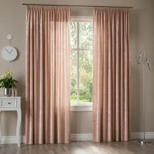 Zasłona welurowa VELVI pod wymiar Pudrowy