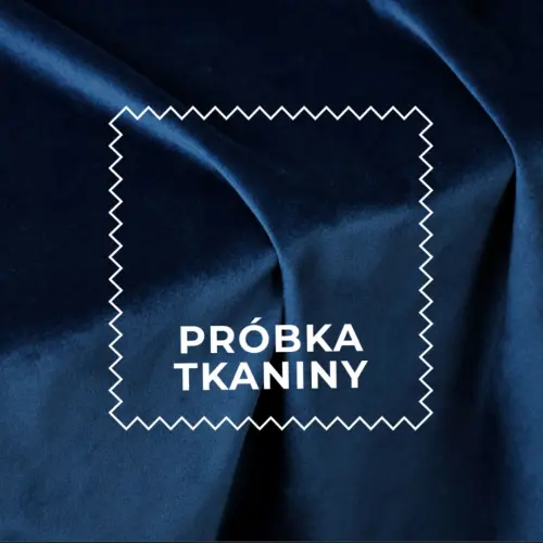 Próbka tkaniny Velvet kolor granatowy