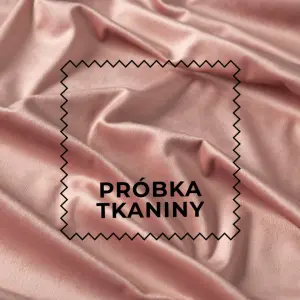 Próbka tkaniny Velvet kolor Różowy pudrowy