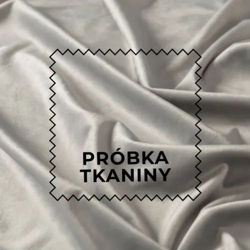 Próbka tkaniny Velvet kolor jasny szary 