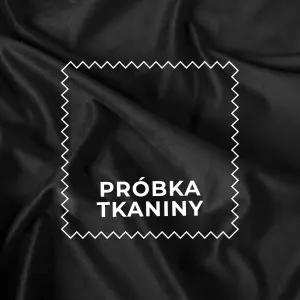Próbka tkaniny Velvet Premium kolor czarny 111