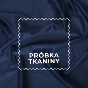 Próbka tkaniny Velvet Premium kolor granatowy 109