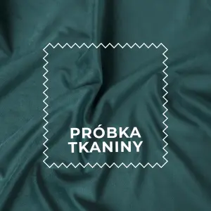 Próbka tkaniny Velvet Premium kolor petrol 106