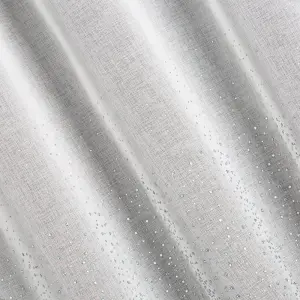 Firana Gotowa MOLLY 350 x 150 CM  Etamina cyrkonie Przelotki