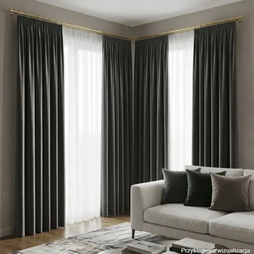 MATT VELVET Tkanina dekoracyjna, wysokość 320cm, kolor 021 ciemny szary for-home.net.jpg