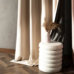 Zasłona WELUROWA Premium MATT pod wymiar Jasny Beżowy Velvet
