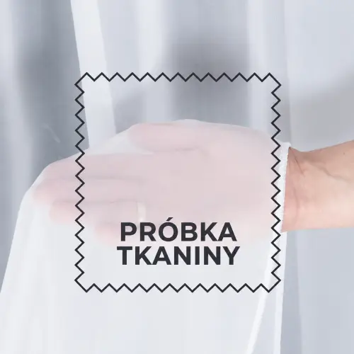 woal biały próbka tkaniny