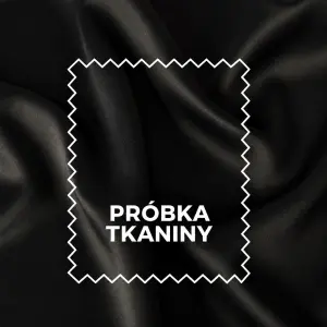 Próbka tkaniny Blackout GRETA – czarna, elegancka i zaciemniająca