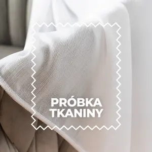 Próbki tkaniny firanowej AURELIA Biała
