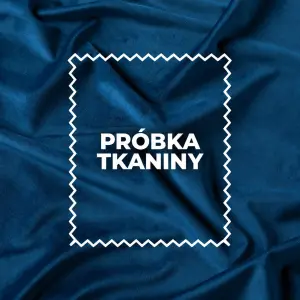 Próbka tkaniny Velvet Premium kolor ciemny niebieski 108