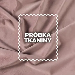 Próbka tkaniny Velvet Premium kolor pastelowy fioletowy 035