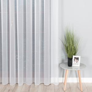 Firanka markizeta Prosta na taśmie na wymiar BIAŁA 