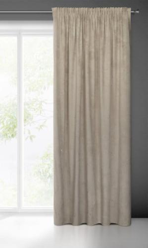 elegancka zasłona beżowo-złota