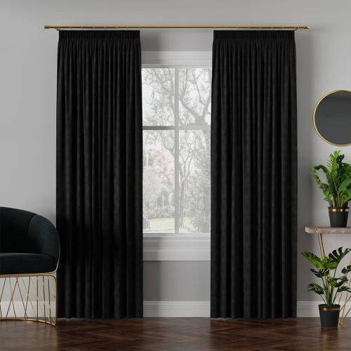 MILAS Zasłona gotowa na taśmie, szerokość 140 x wysokość 250cm, kolor 039 czarny 1.jpeg