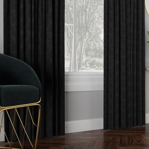 MILAS Zasłona gotowa na taśmie, szerokość 140 x wysokość 250cm, kolor 039 czarny 3.jpeg