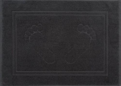 Dywanik łazienkowy hotelowy STOPKI 50x70 cm – czarny, elegancki i trwały