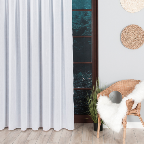 Firana o długości 360 cm – subtelna dekoracja, pasująca do zasłon i rolet