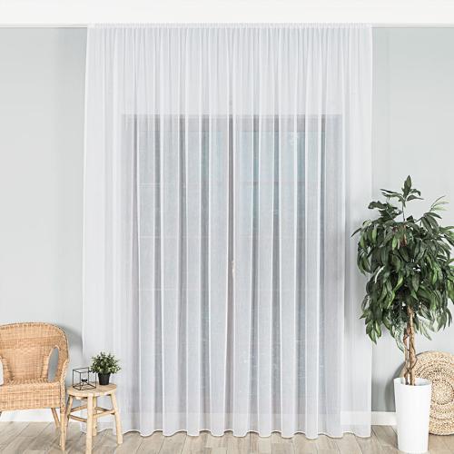 Eleganckie marszczenie – ołowianka dociąża firanę, zapewniając perfekcyjne ułożenie