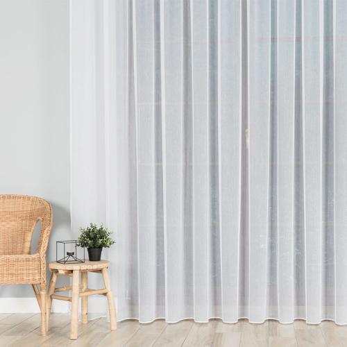 Nowoczesny design – firana PERU doskonale pasuje do wnętrz w stylu skandynawskim i industrialnym