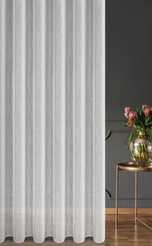 Firana Prosta Eva Minge – Elegancka biała OFF WHITE, wykonana na wymiar z naturalnym splotem.