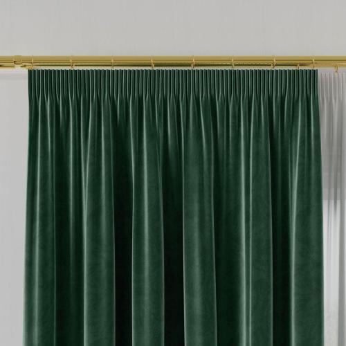 VELVET Tkanina dekoracyjna, wysokość 300cm, kolor 107 ciemny zielony 3.jpeg