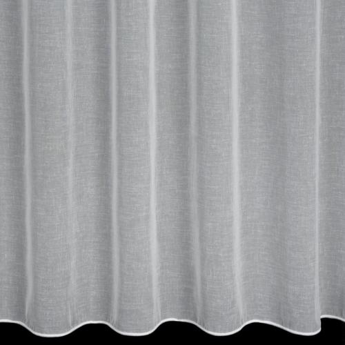 Firana SCANDI z naturalną lnianą fakturą w aranżacji salonu