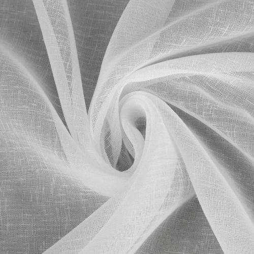 Detal tkaniny firany SCANDI – lekki, przewiewny splot