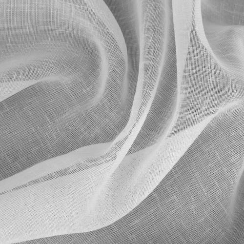 Struktura tkaniny firany SCANDI – naturalna, lniana faktura