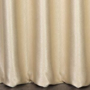 Zasłona VEGAS elegancka faktura Beżowa Szyta na wymiar